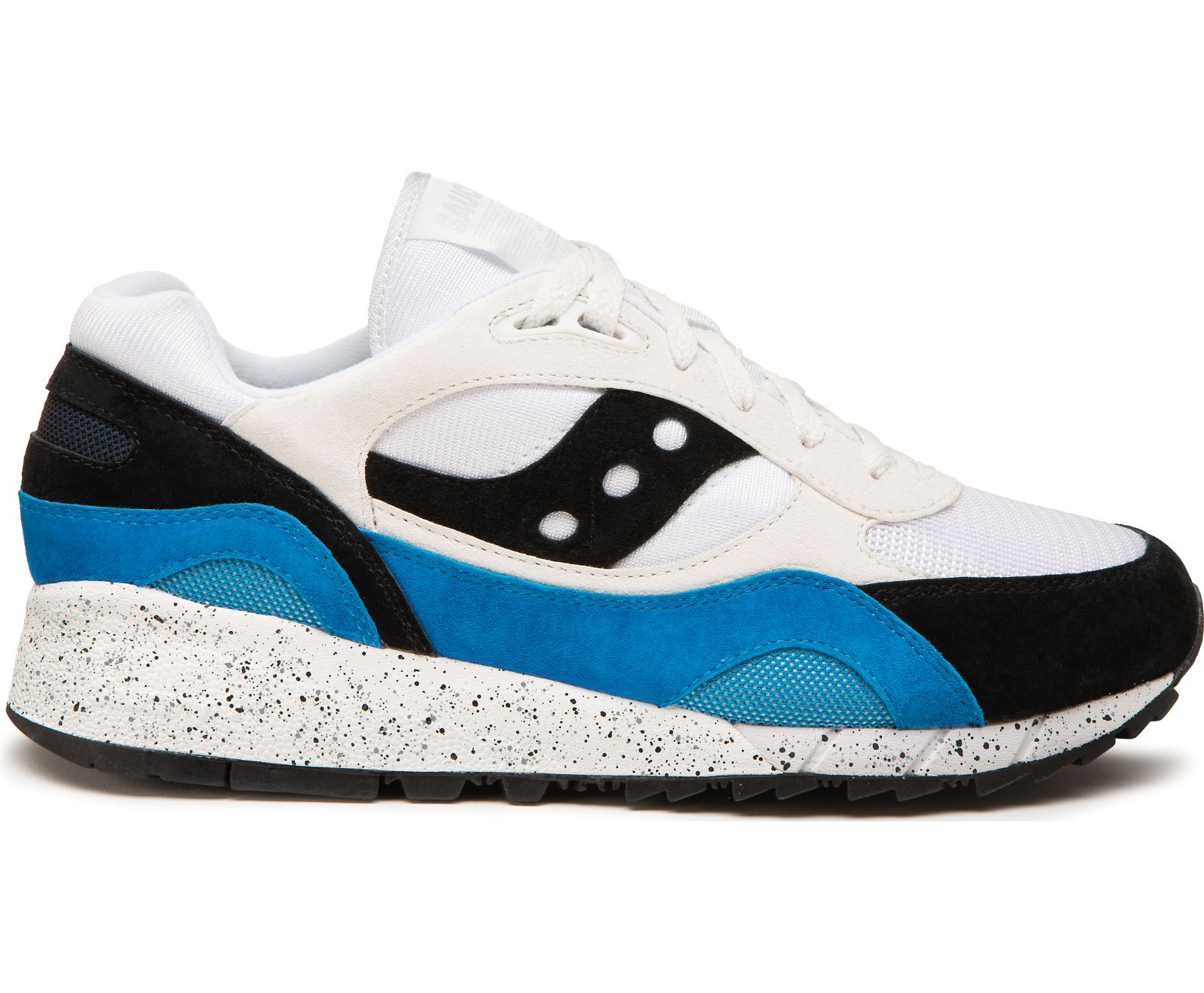 Men\'s Saucony Shadow 6000 Originals White / Black / Blue | Singapore 434KORI